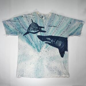 Vintage Single Stitch Tie Dye Cayman Islands T-Shirt - XL
